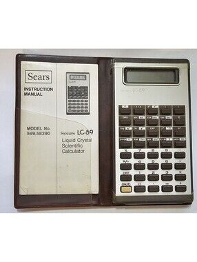 Vintage Sears LC 89 Liquid Crystal Scientific Calculator. #599.58290. Works!